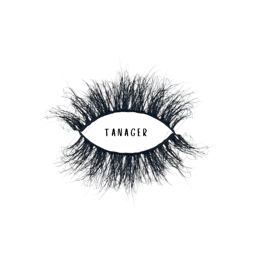 Tanager birds in paradise eyelashes tobaglo cosmetics ltd 