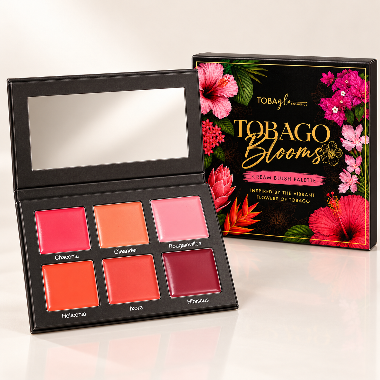 Tobago Bloom Cream Blush Palette